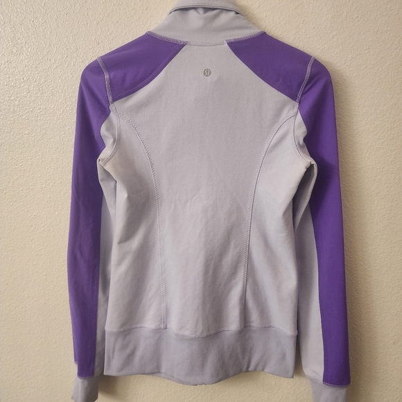 Lululemon Athletica Contempo Jacket Cool Breeze Purple Lavender Womens Size 6 - Picture 10 of 11